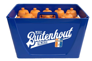 TeamKrat MHC Buitenhout -  12, 14 of 16 bidons - bestellen via teamkrat.nl